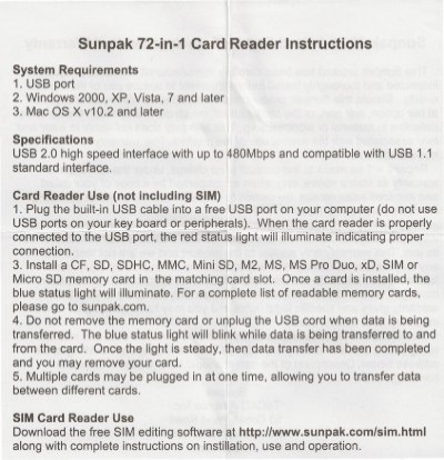 Sunpak sim card reader software download for mac